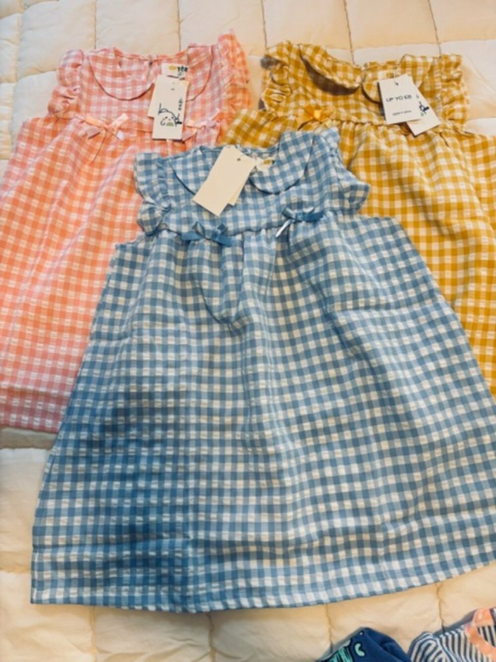 Toddler Girls Gingham Dresses